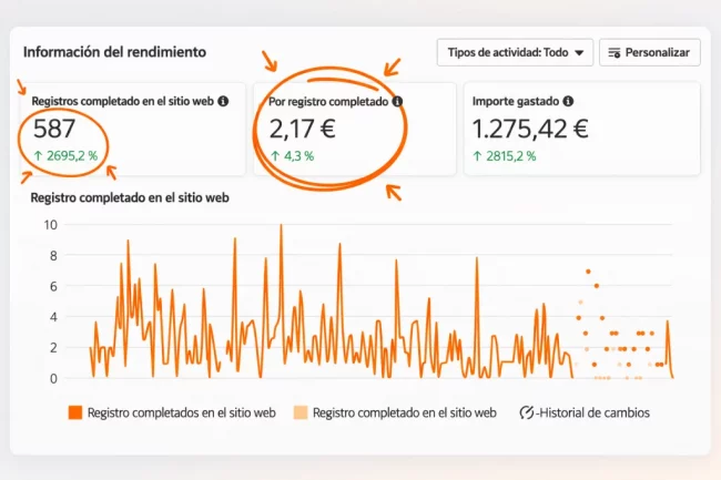 Caso de éxito ROAS positivo en Google Ads para ecommerce.