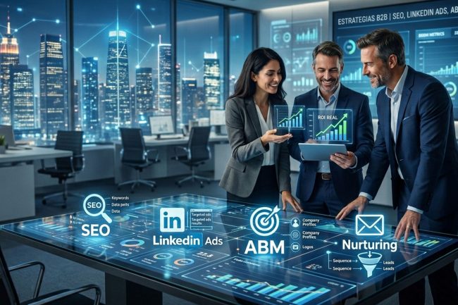 Las mejores estrategias de marketing digital para B2B que realmente generan negocio en 2026