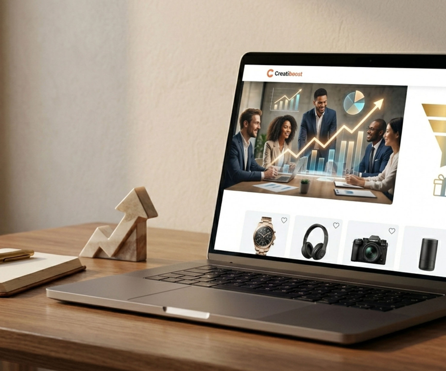 Web orientada a ventas Creatiboost