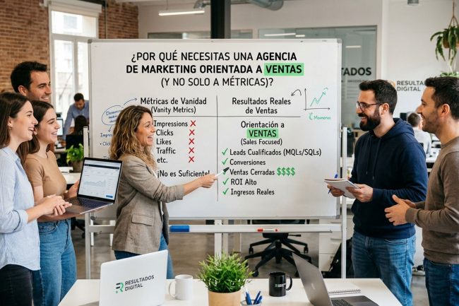 Por qué necesitas una agencia orientada a ventas